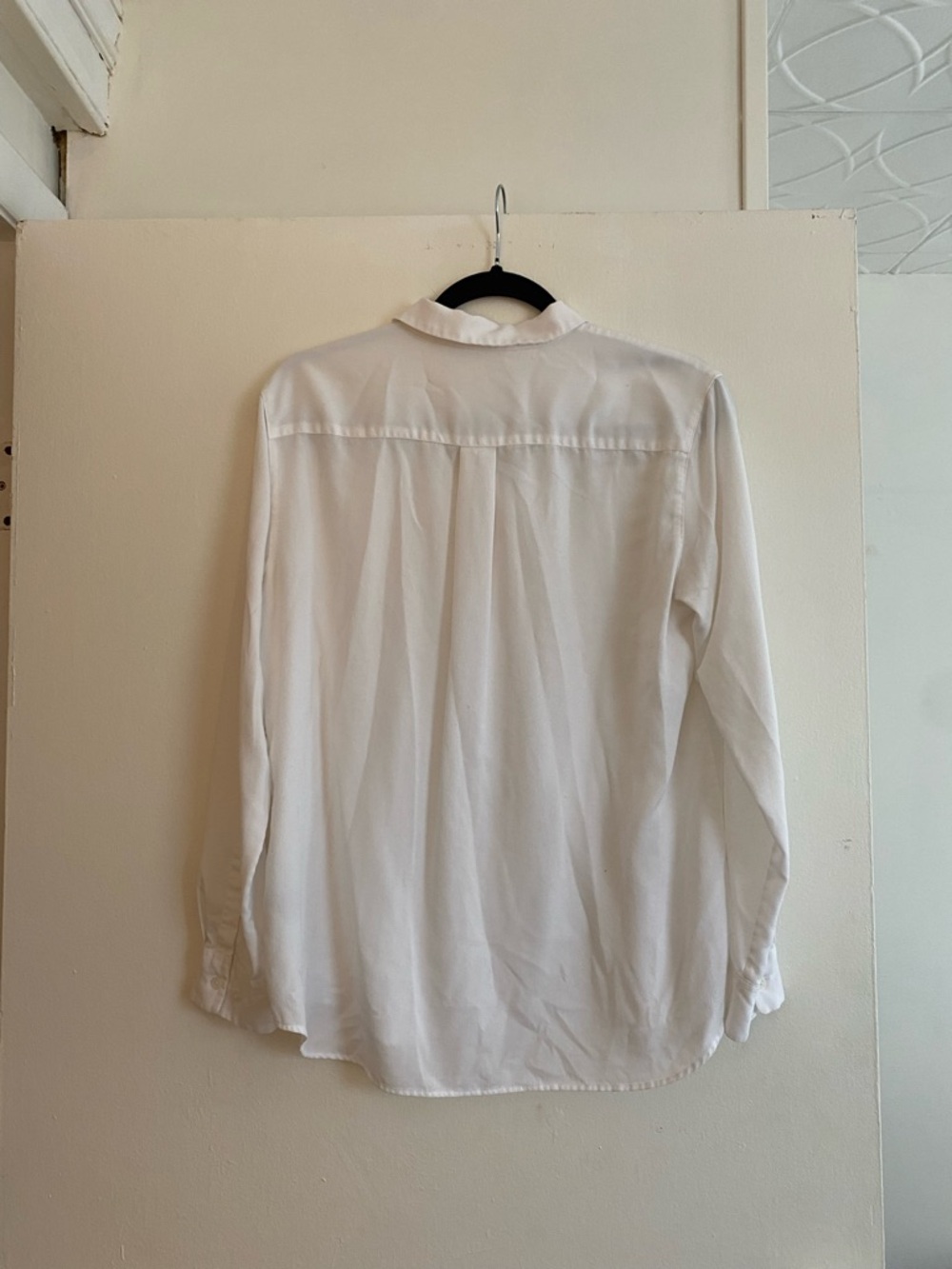 Uniqlo White Rayon Blouse - Picture 3 of 6